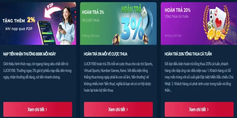 Thưởng sinh nhật và sự kiện đặc biệt BL88